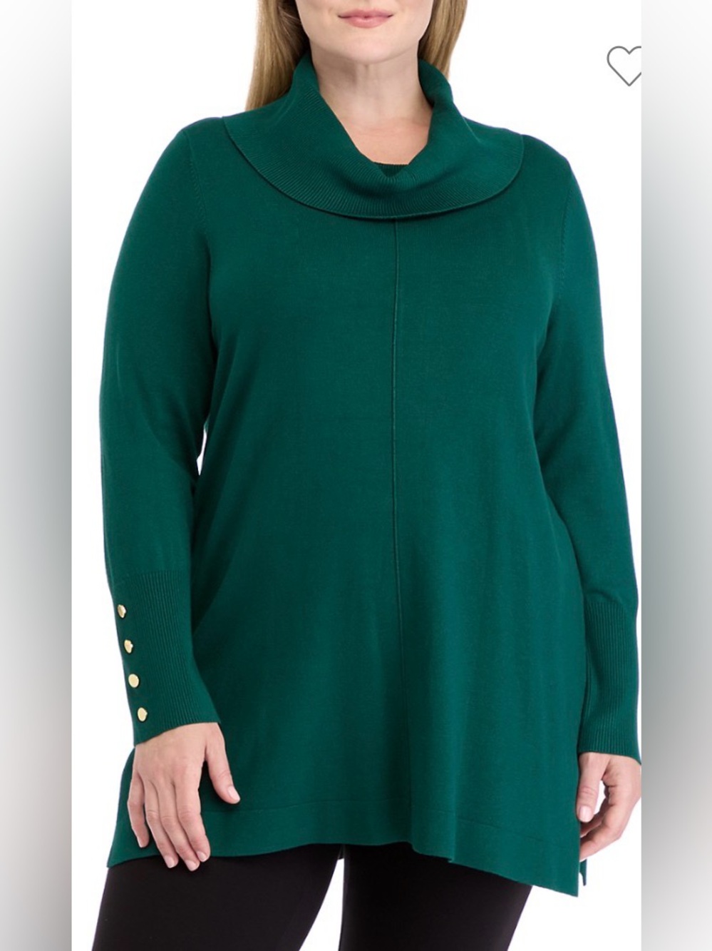 Plus Size Cowl Neck Sweater